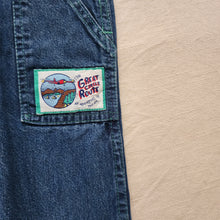 Load image into Gallery viewer, Vintage 80s Oshkosh Denim + Plaid Overalls 4t
