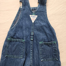 Load image into Gallery viewer, Vintage 80s Oshkosh Denim + Plaid Overalls 4t
