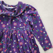 Load image into Gallery viewer, Vintage Oshkosh Purple Fruit Floral Dress kids 6
