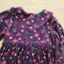 Load image into Gallery viewer, Vintage Oshkosh Purple Fruit Floral Dress kids 6
