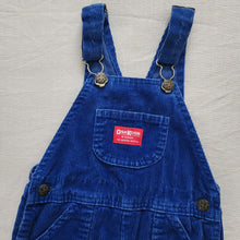 Load image into Gallery viewer, Vintage Oshkosh Blue Cord Overalls 4t
