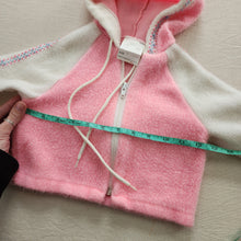 Load image into Gallery viewer, Vintage Pink Soft Hooded Jacket 12-18 months
