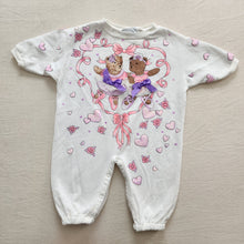Load image into Gallery viewer, Vintage Ballerina Bear Slouchy Bodysuit 12 months
