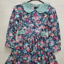 Load image into Gallery viewer, Vintage Floral Long Sleeve Dress kids 12
