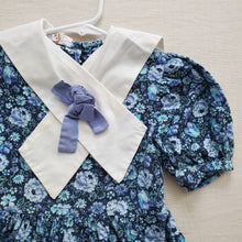 Load image into Gallery viewer, Vintage Blue Floral Dress 4t/5t/6
