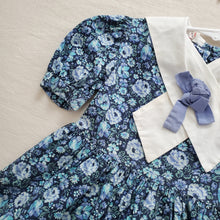 Load image into Gallery viewer, Vintage Blue Floral Dress 4t/5t/6
