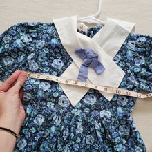 Load image into Gallery viewer, Vintage Blue Floral Dress 4t/5t/6
