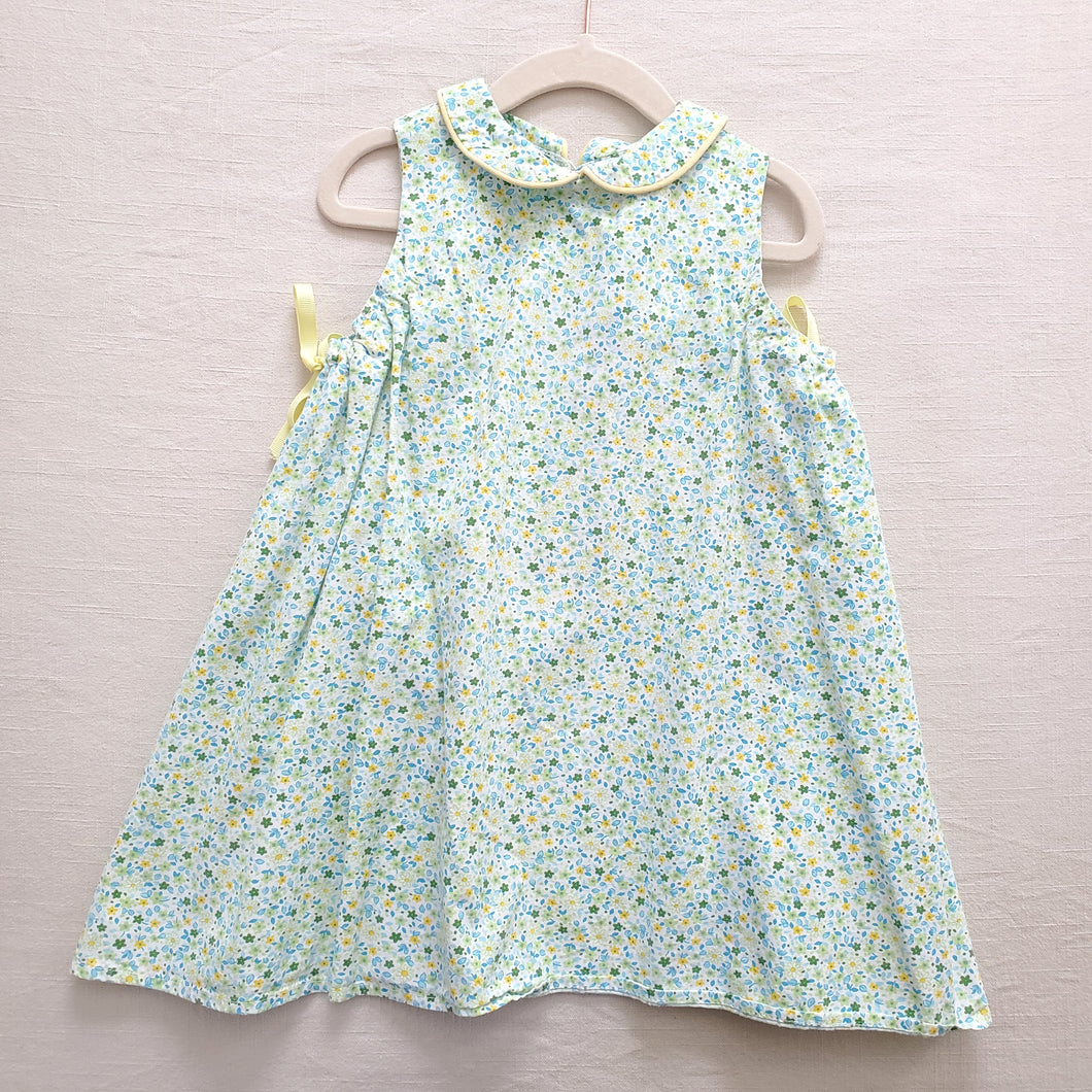 Vintage Small Floral Sleeveless Dress 4t