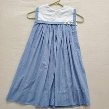 Load image into Gallery viewer, Vintage Gingham Bibbed Sleeveless Dress kids 6
