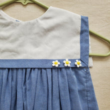 Load image into Gallery viewer, Vintage Gingham Bibbed Sleeveless Dress kids 6
