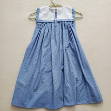 Load image into Gallery viewer, Vintage Gingham Bibbed Sleeveless Dress kids 6
