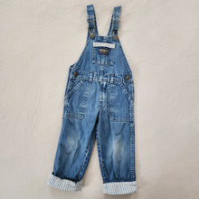 Load image into Gallery viewer, Vintage 80s Oshkosh Denim Overalls 3t *flaw
