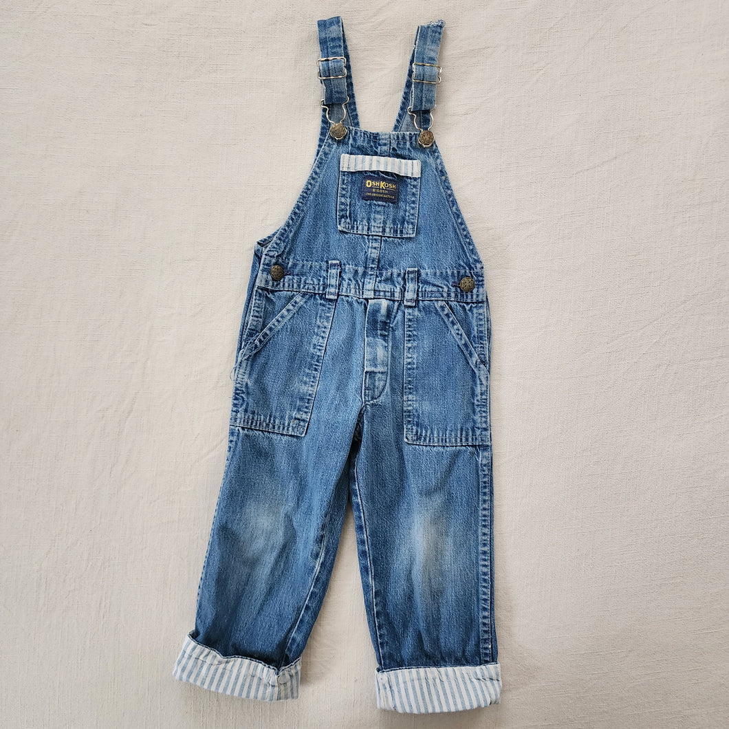 Vintage 80s Oshkosh Denim Overalls 3t *flaw