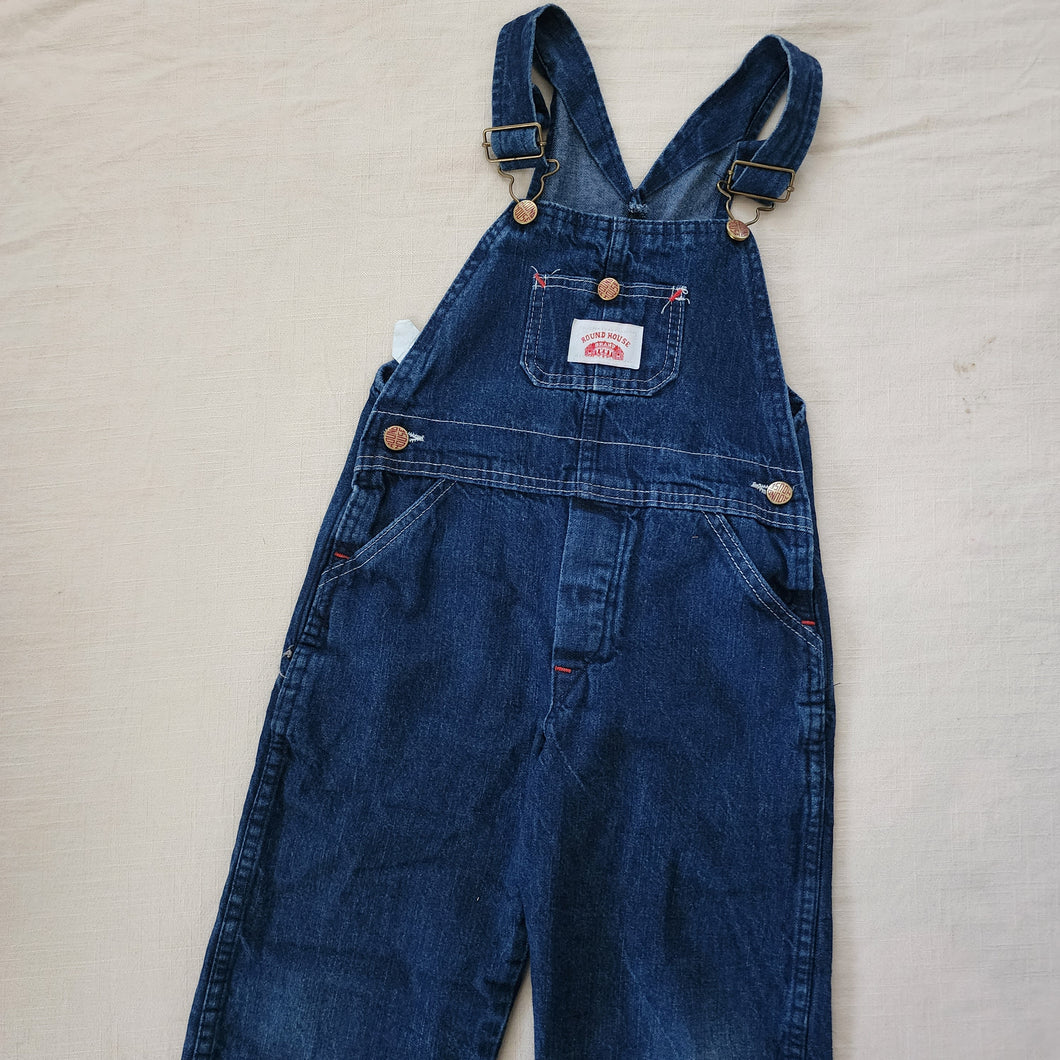 Vintage Roundhouse Denim Overalls kids 6