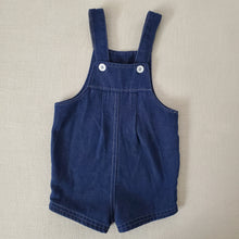 Load image into Gallery viewer, Vintage Midnight Chambray Bubble Romper 12 months
