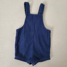 Load image into Gallery viewer, Vintage Midnight Chambray Bubble Romper 12 months
