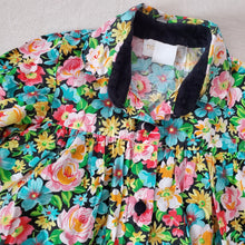 Load image into Gallery viewer, Vintage Floral Long Sleeve Blouse 3t
