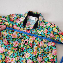 Load image into Gallery viewer, Vintage Floral Long Sleeve Blouse 3t
