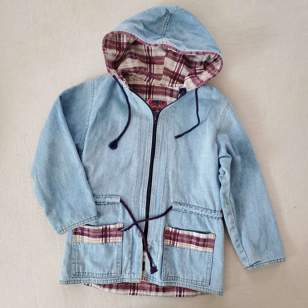 Vintage Denim Hooded Jacket 4t