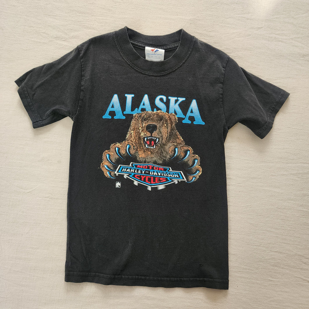 Vintage Harley Davidson Alaska Tee kids 6/7
