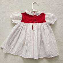 Load image into Gallery viewer, Vintage Pleated Dotted Dress 18 months
