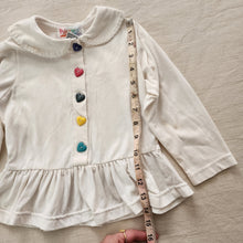 Load image into Gallery viewer, Vintage Heart Button Long Sleeve Top 3t
