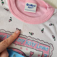 Load image into Gallery viewer, Vintage Oshkosh Kitty Love Ling Sleeve Shirt 2t/3t
