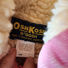 Load image into Gallery viewer, Vintage Oshkosh Pink Sherpa Coat 12 months
