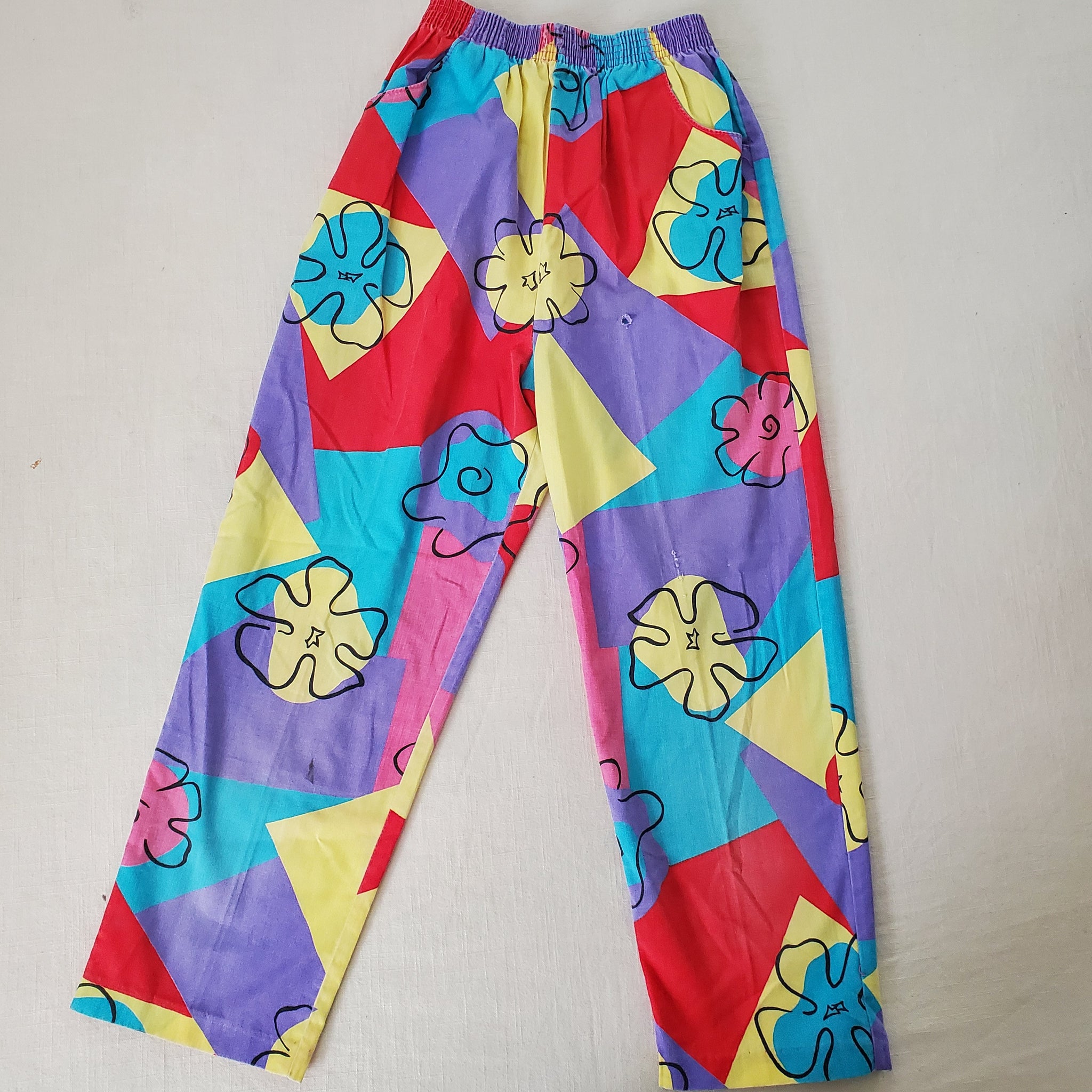 Vintage Fun Floral Pants kids 8/10 – Nostalgic Baby Vintage