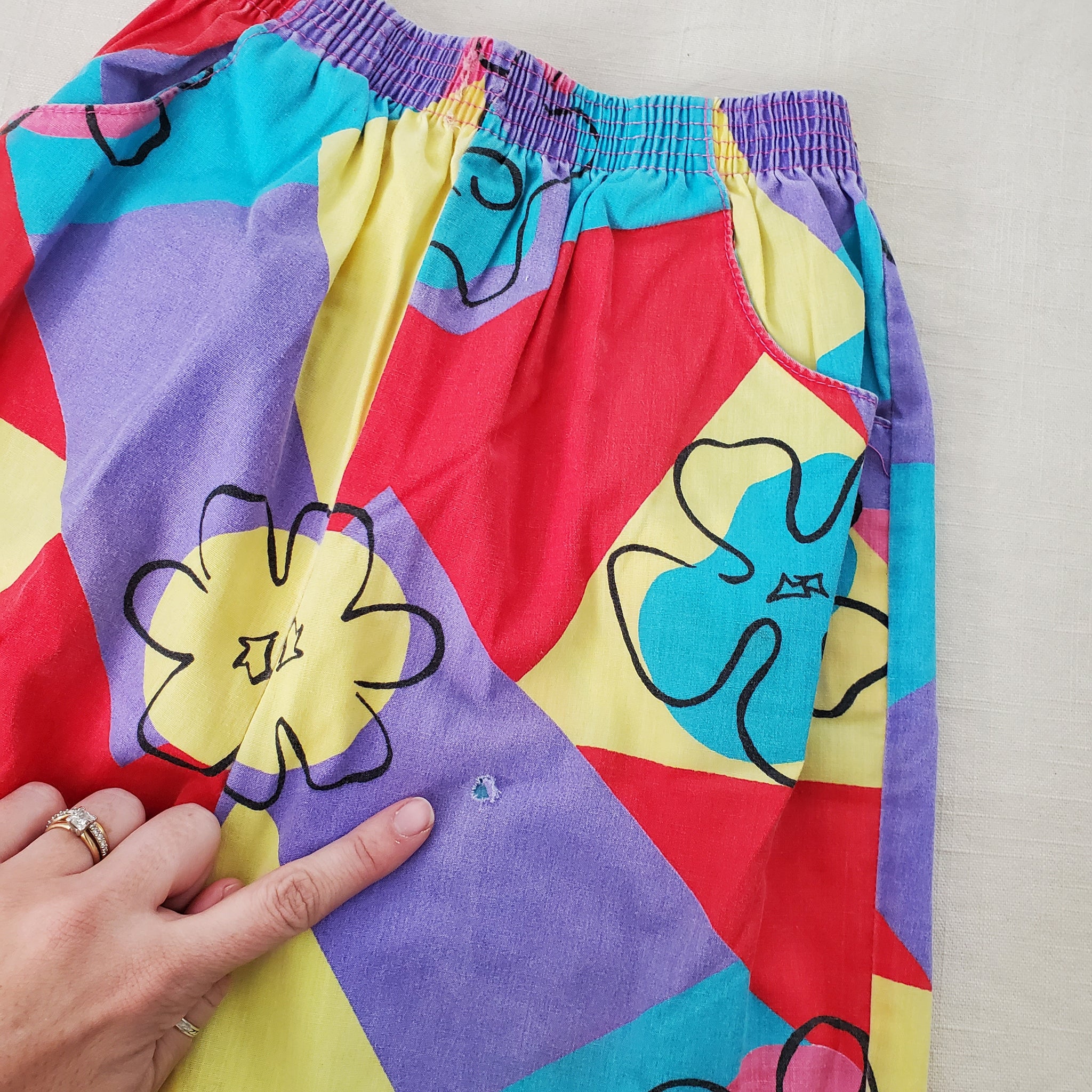Vintage Fun Floral Pants kids 8/10 – Nostalgic Baby Vintage