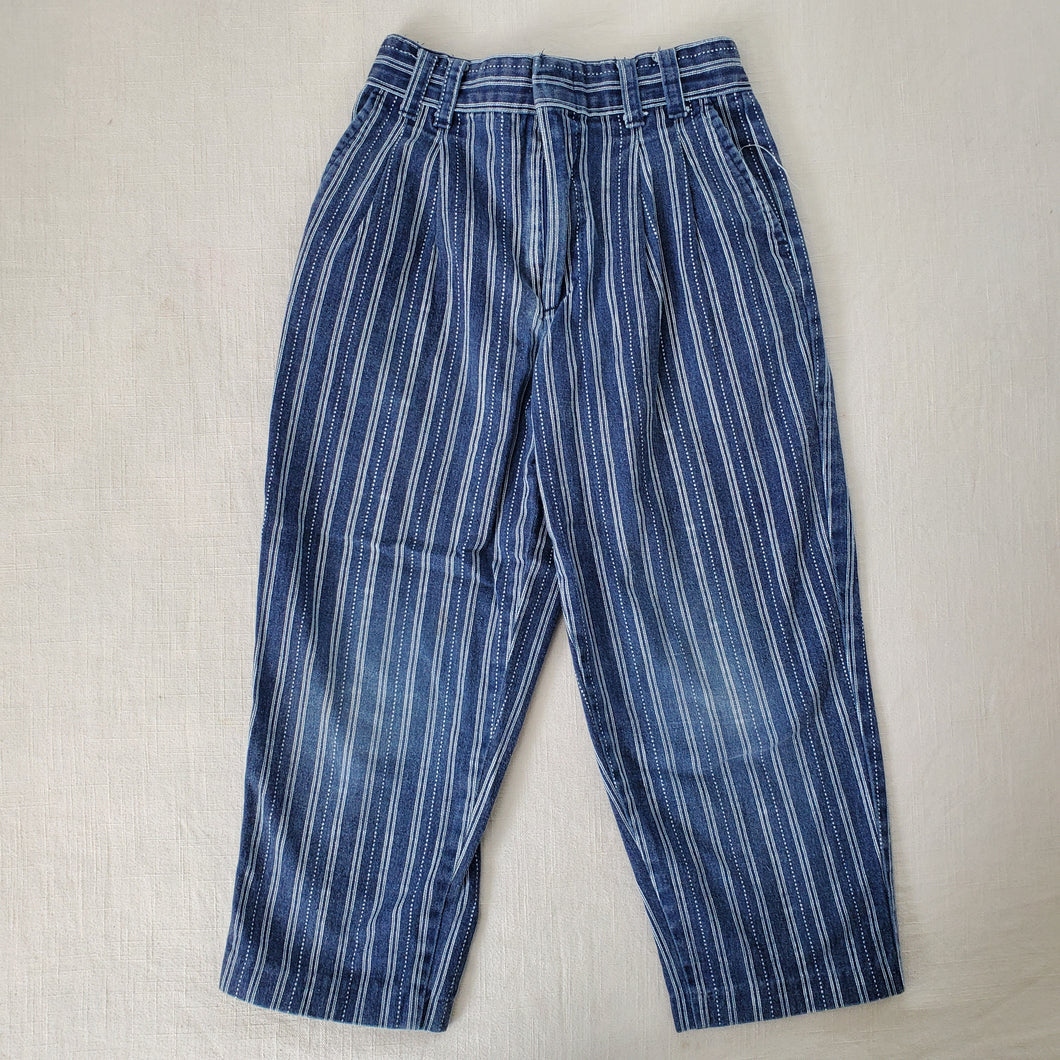 Vintage Navy Striped Pants kids 6