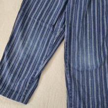 Load image into Gallery viewer, Vintage Navy Striped Pants kids 6
