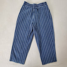 Load image into Gallery viewer, Vintage Navy Striped Pants kids 6
