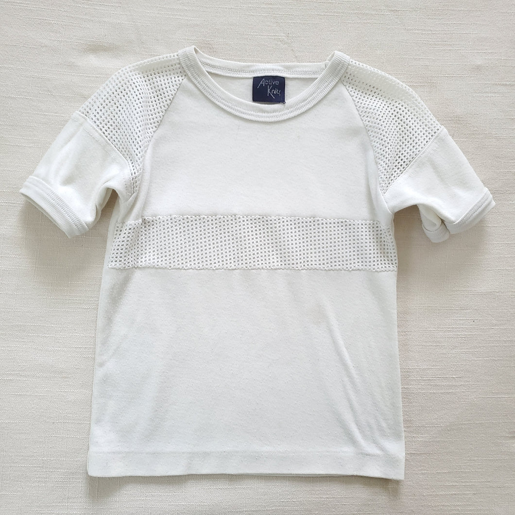 Vintage White Sporty Shirt 4t/5t