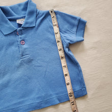 Load image into Gallery viewer, Vintage Blue Collared Shirt 12-18 months
