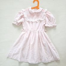 Load image into Gallery viewer, Vintage Pink Eyelet Dress 5t/6
