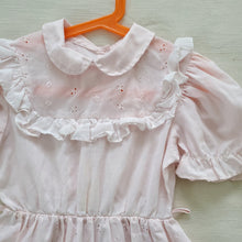 Load image into Gallery viewer, Vintage Pink Eyelet Dress 5t/6
