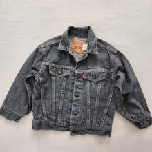 Load image into Gallery viewer, Vintage Levi&#39;s Faded Black Trucker Jacket 5t
