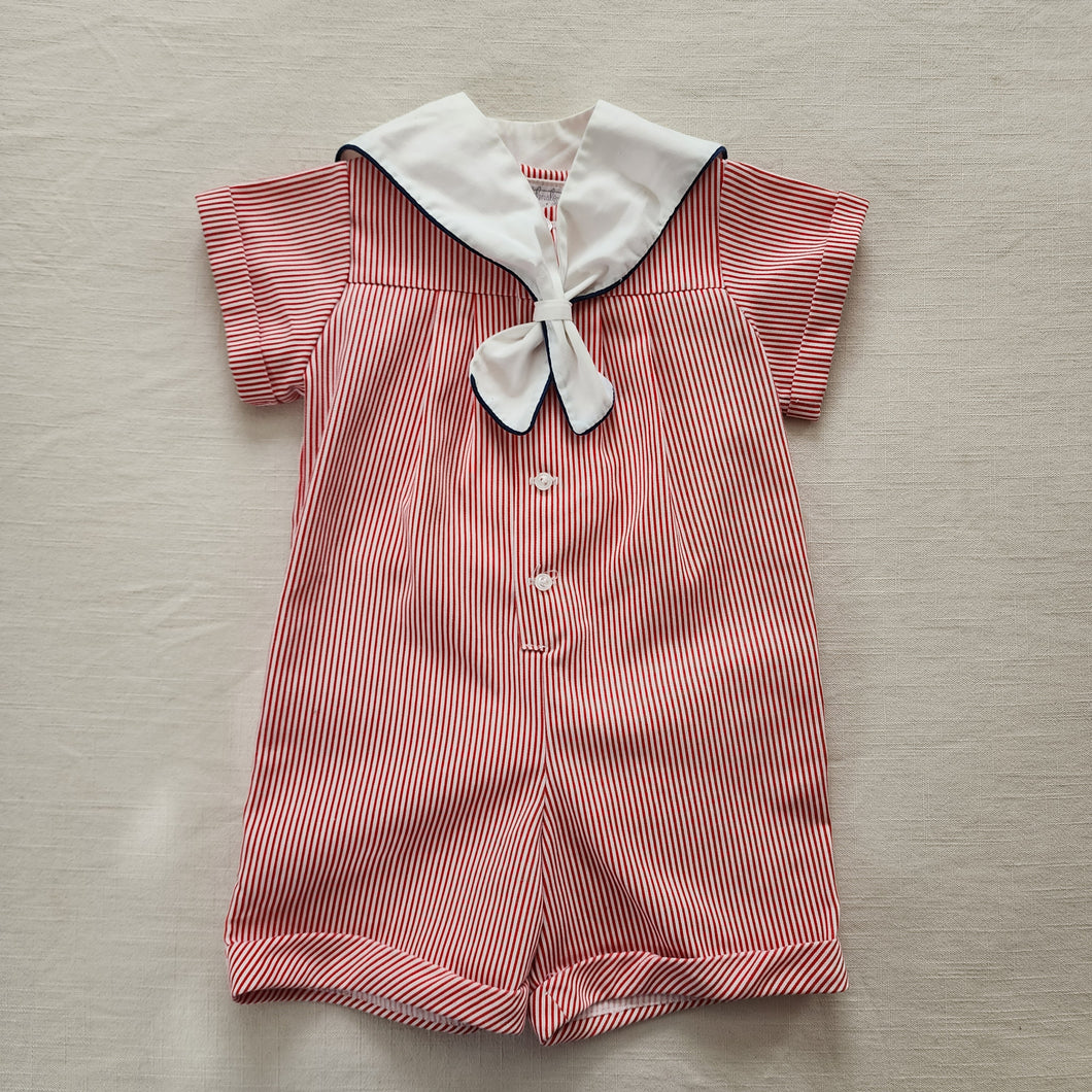 Vintage Sailor Romper 4t