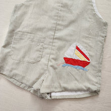 Load image into Gallery viewer, Vintage Sailboat Romper 2t/3t
