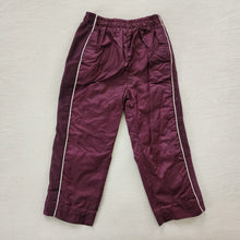 Load image into Gallery viewer, Vintage Maroon Windbreaker Pants 4t
