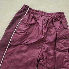 Load image into Gallery viewer, Vintage Maroon Windbreaker Pants 4t
