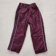 Load image into Gallery viewer, Vintage Maroon Windbreaker Pants 4t
