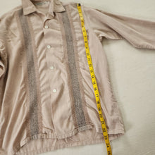 Load image into Gallery viewer, Vintage 60s Buttondown Neutral Shirt kids 12
