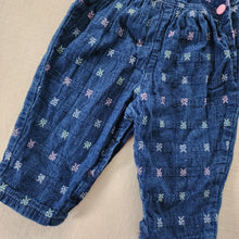 Load image into Gallery viewer, Vintage Liberty Bow Bubble Overalls 12 months
