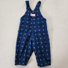 Load image into Gallery viewer, Vintage Liberty Bow Bubble Overalls 12 months
