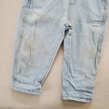 Load image into Gallery viewer, Vintage Guess Light Wash Overalls 2t
