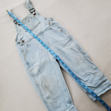 Load image into Gallery viewer, Vintage Guess Light Wash Overalls 2t
