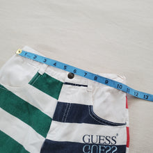 Load image into Gallery viewer, Vintage Guess Striped Jean Shorts kids 7
