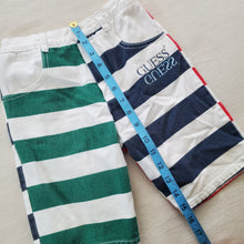 Load image into Gallery viewer, Vintage Guess Striped Jean Shorts kids 7
